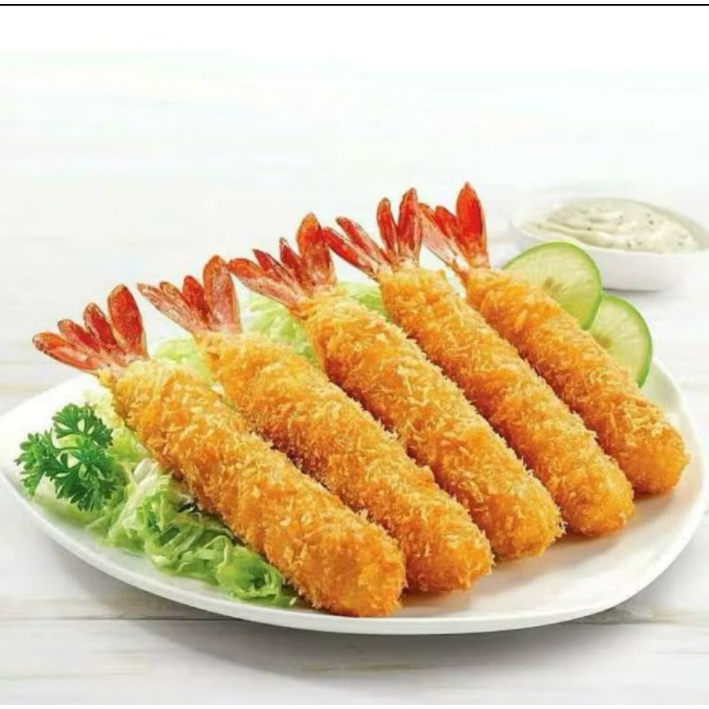 

EBI furai jumbo 12s/Udang Tempura Bento Isi 12 - YOSINOYA
