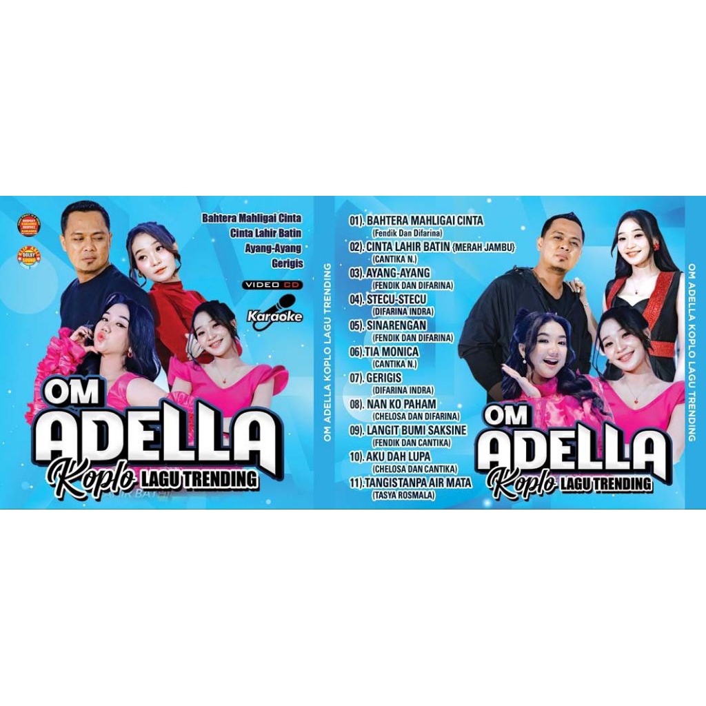 kaset vcd lagu dangdut adella terbaru