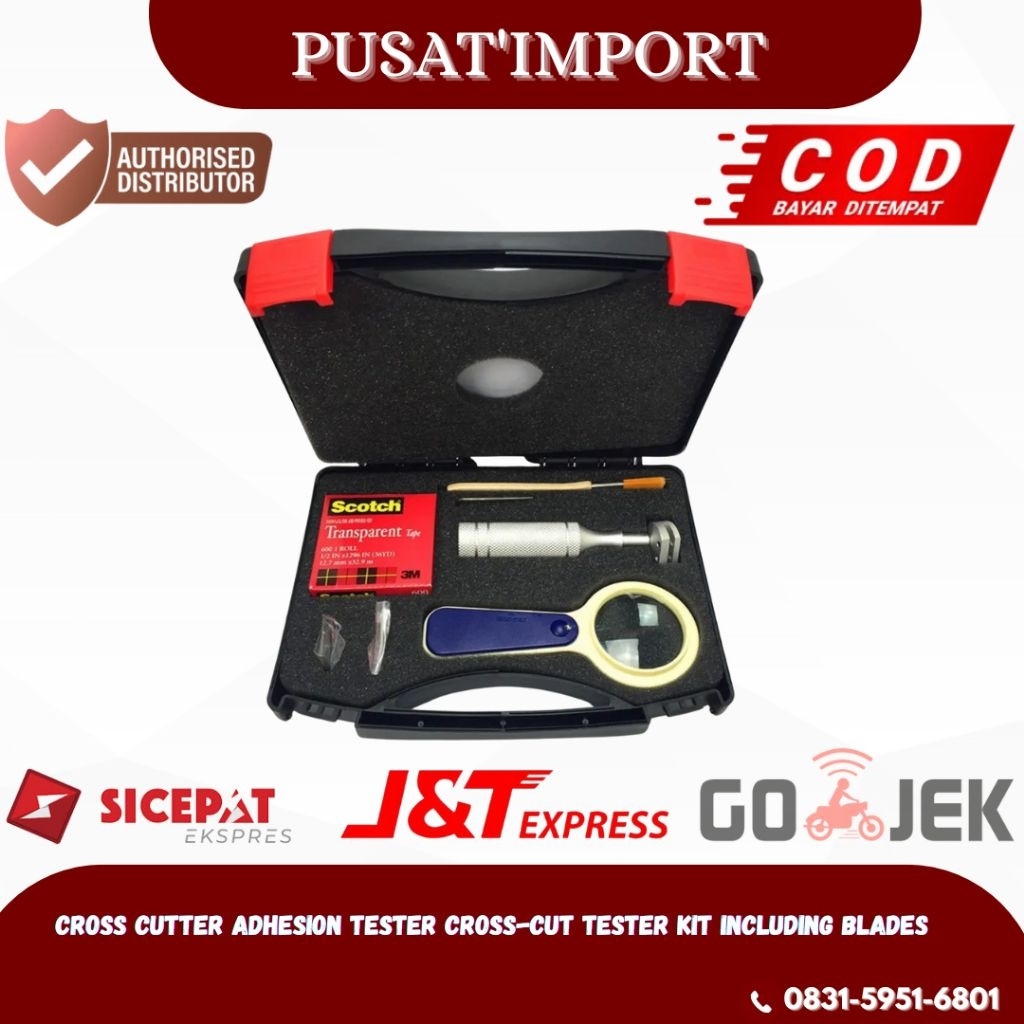 

Cross cutter Adhesion Tester Cross-Cut Tester Kit including blades