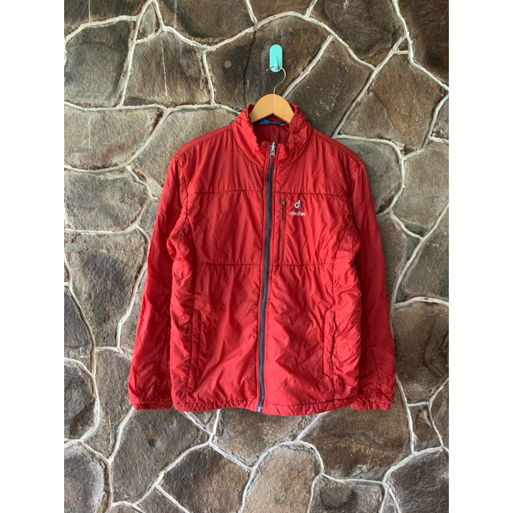 Jacket Light Deuter Red Outdoor