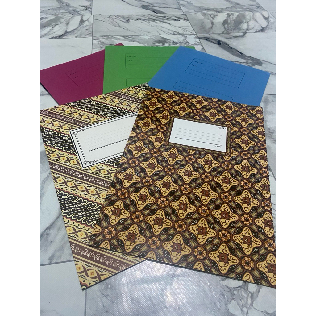 

MAP KERTAS BATIK , MAP KERTAS POLOS WARNA