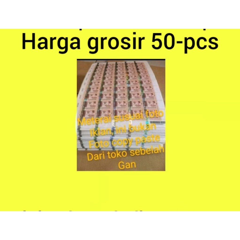 

MATERAI TEMPEL 10.000