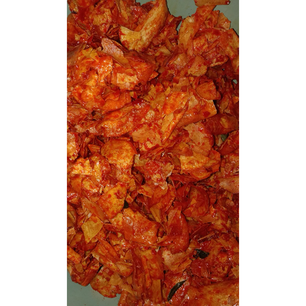 

Kripik singkong bumbu balado daun jeruk 500 gram