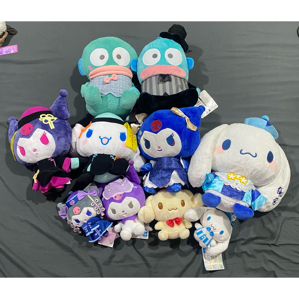 ORIGINAL PLUSH SANRIO plushie Hangyodon Kuromi Cinnamoroll Pochacco MyMelody Pompompurin Espresso