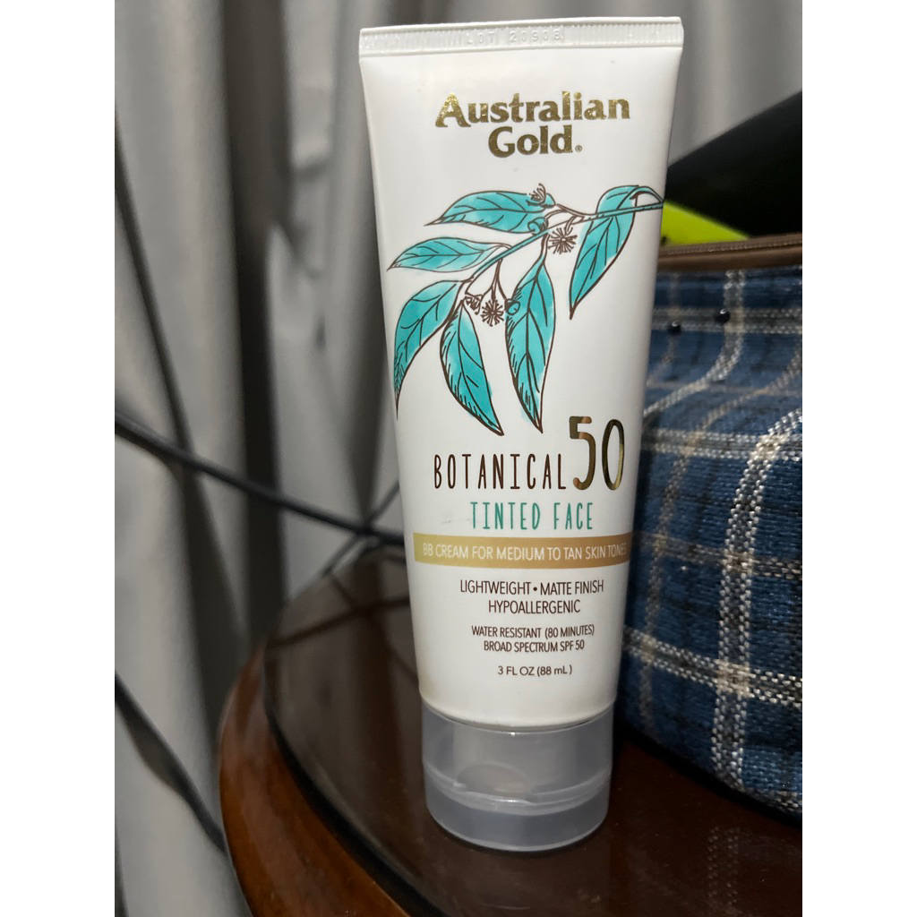 australian gold botanical tinted face 50 spf