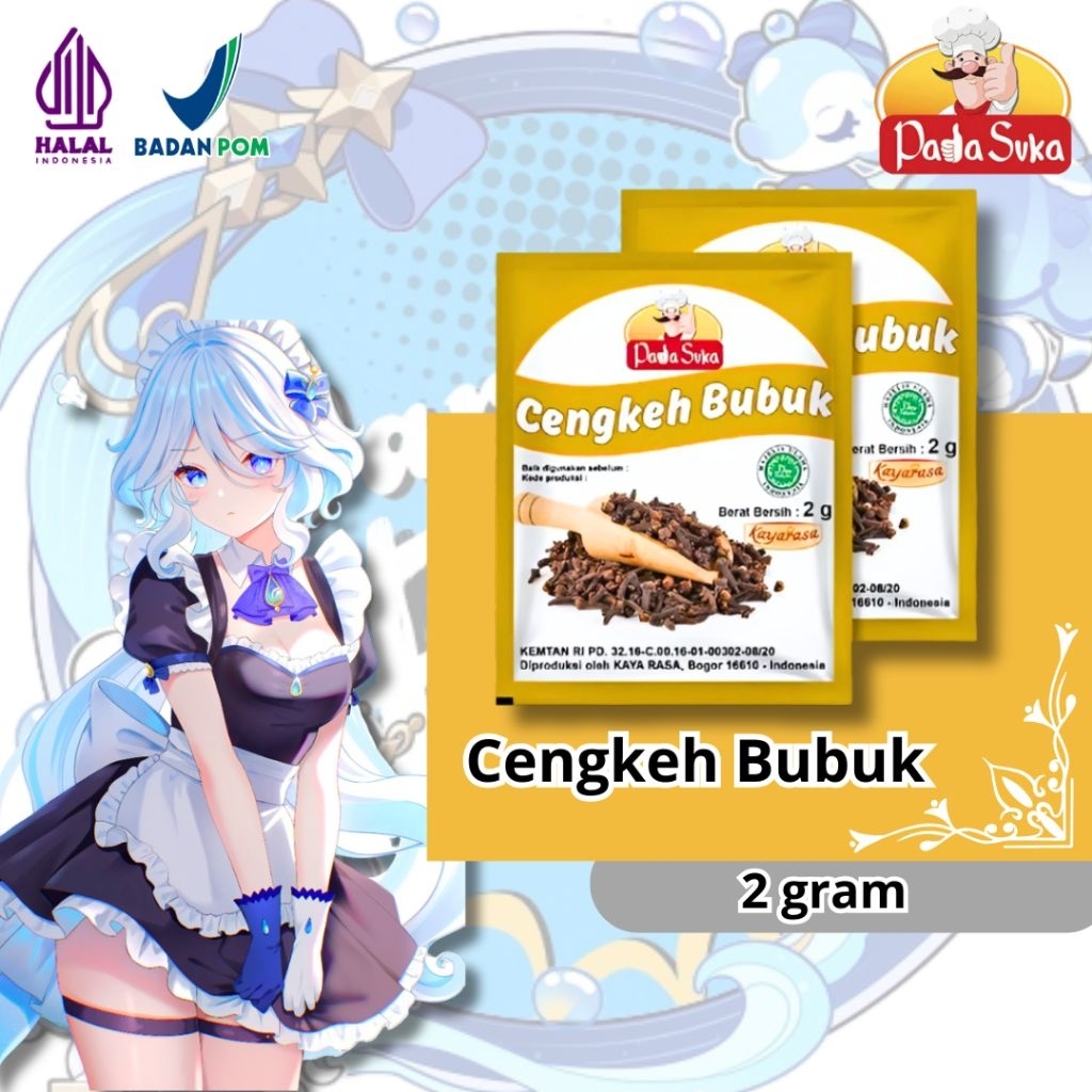 

Padasuka Cengkeh Bubuk Sachet 2gr | Renceng, Pack, Dus