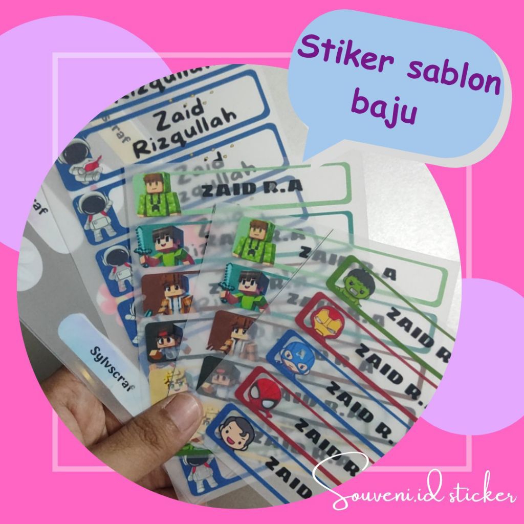 

STIKER LABEL NAMA BAJU DTF SABLON