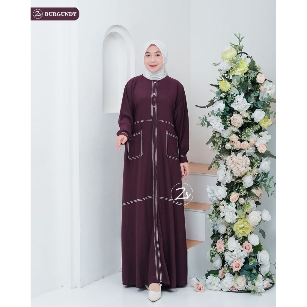 ZANETA DRESS//HAWA DRESS//ABAYA PREMIUM/GAMIS  PREMIUM/GAMIS MODERN//GAMIS TERBARU BY ZR COLECTION