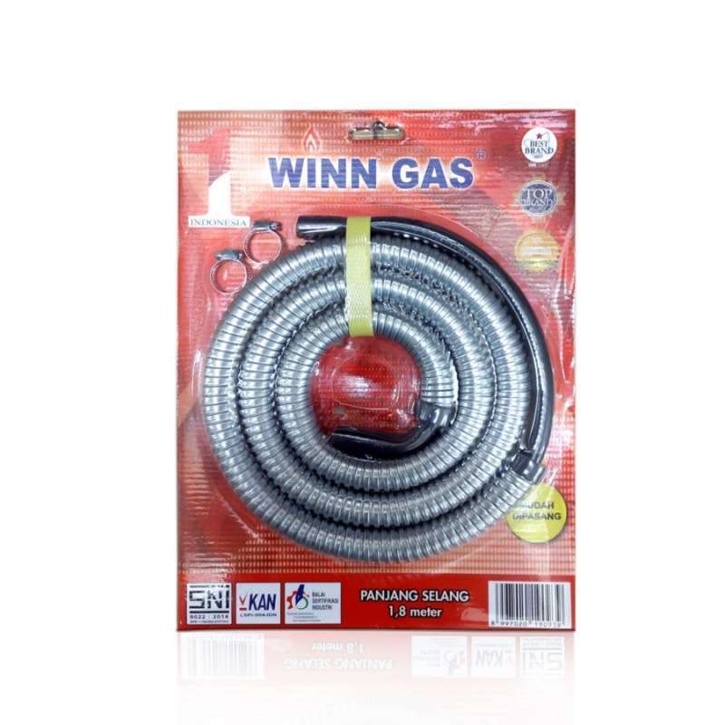 Selang Gas Flexible Selang Spiral Winn Gas / Winn Gas /Selang Gas 1.8M Winn Gas