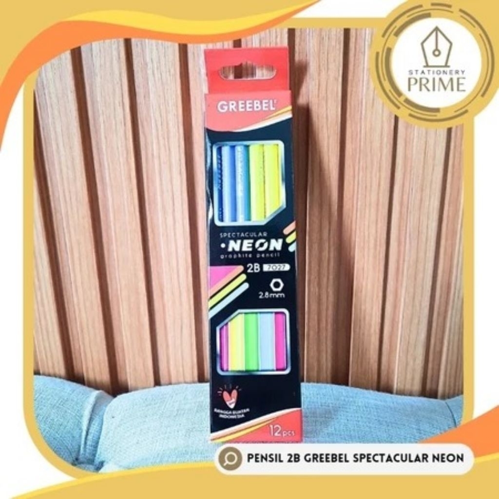 

Pensil 2B 7027 Greebel Specatcular Neon ( isi 12 pcs )