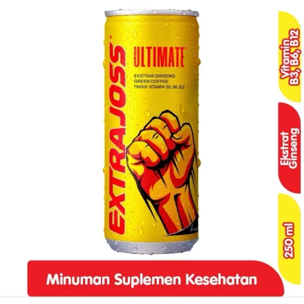 

Extra Joss Ultimate 250ml Perkarton isi 24pcs.