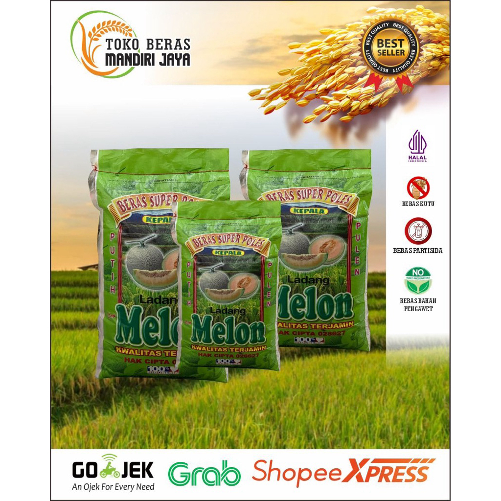 

Beras Super Poles Cap Melon