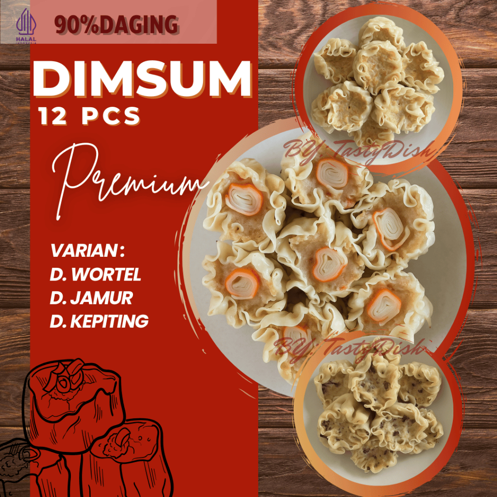 

Dimsum Premium Ayam Udang Isi 12 | Tasty Dish