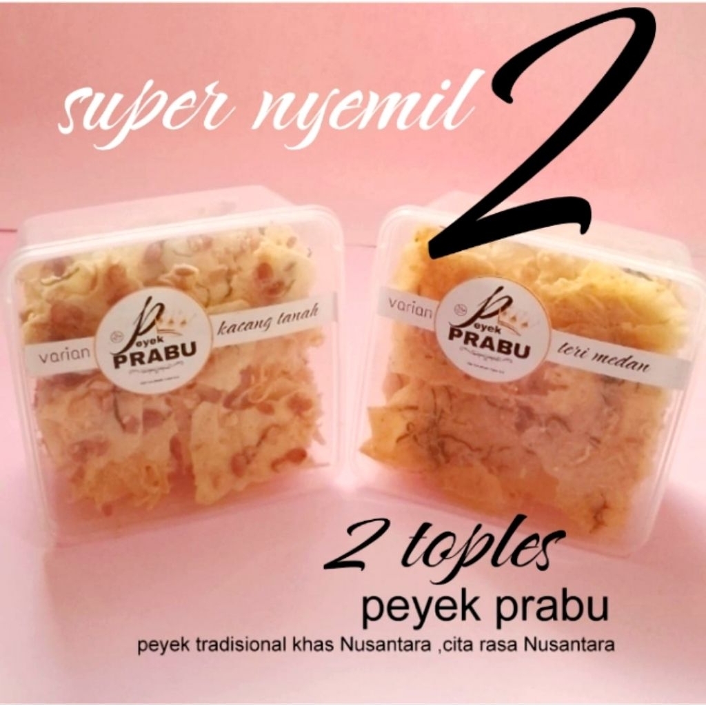

peket super nyemil 2 ( 2 toples kotak large 1500ml)