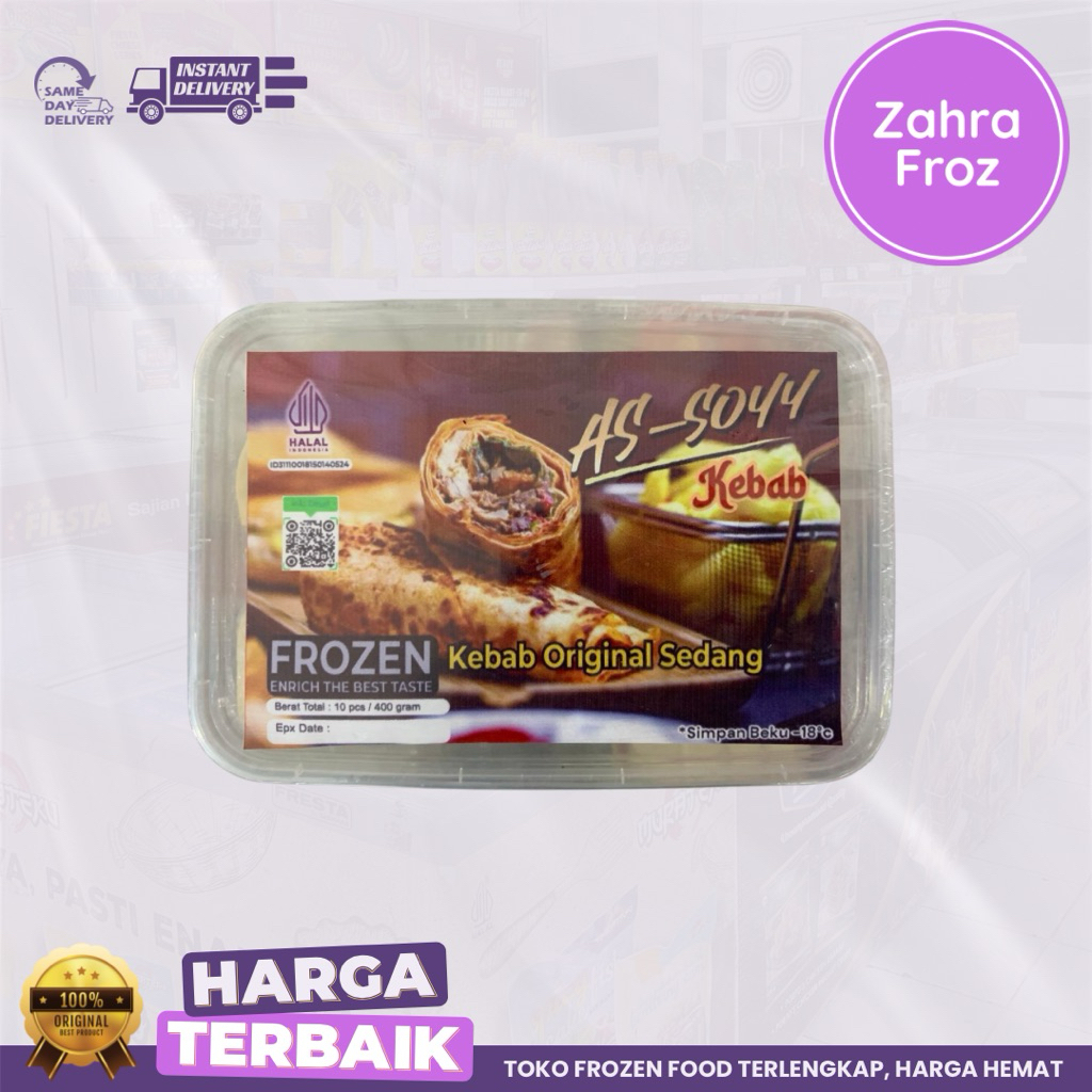 

ASSOY KEBAB ORIGINAL SEDANG 400 GR