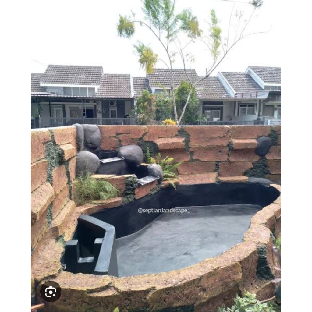 taman air mancur tebing relief