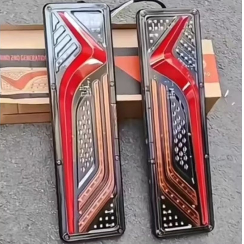 Lampu StopLamp Truk TIPE V 46CM 12 Volt 24 Volt Stop Lamp Rem Belakang Truk SEPASANG