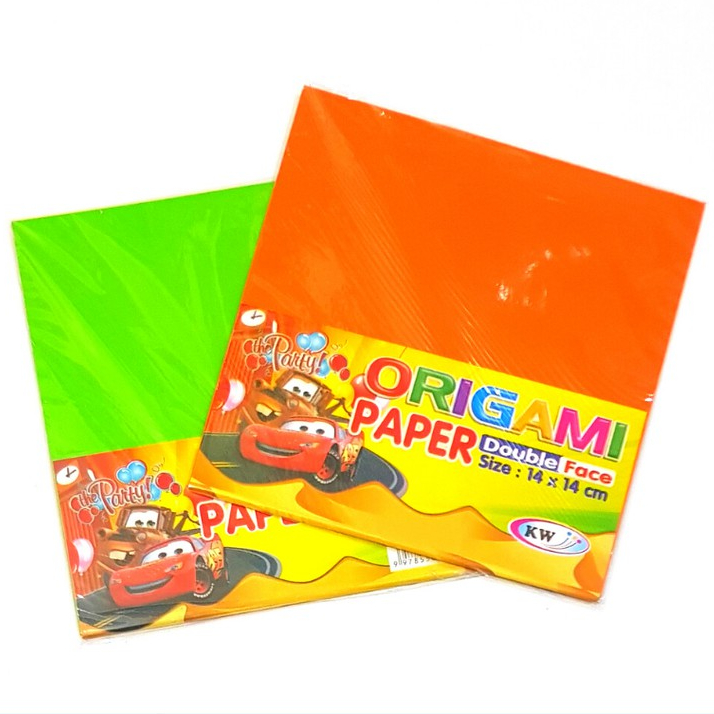 

KW Origami / Kertas Lipat Ukuran 14x14cm Isi 20 Lbr Warna 2 Sisi
