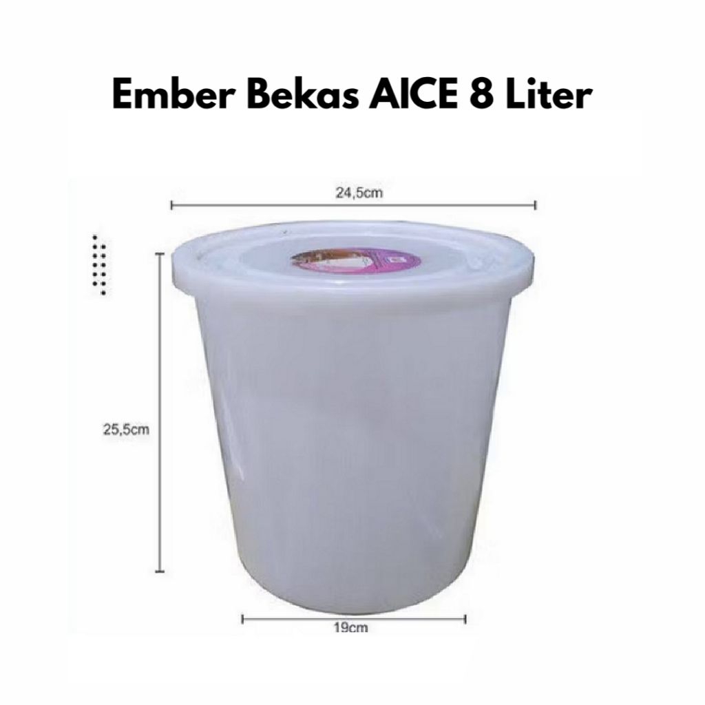 Ember Bekas Es Krim AICE 8 Liter - Food Grade