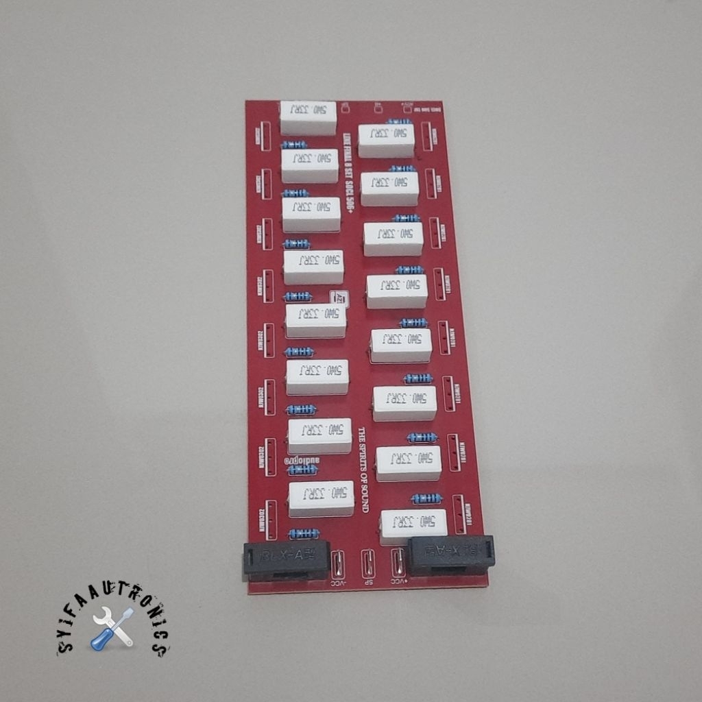 PCB line final NJW, Toshiba 8 set series 2U 20cm full resistor - murah