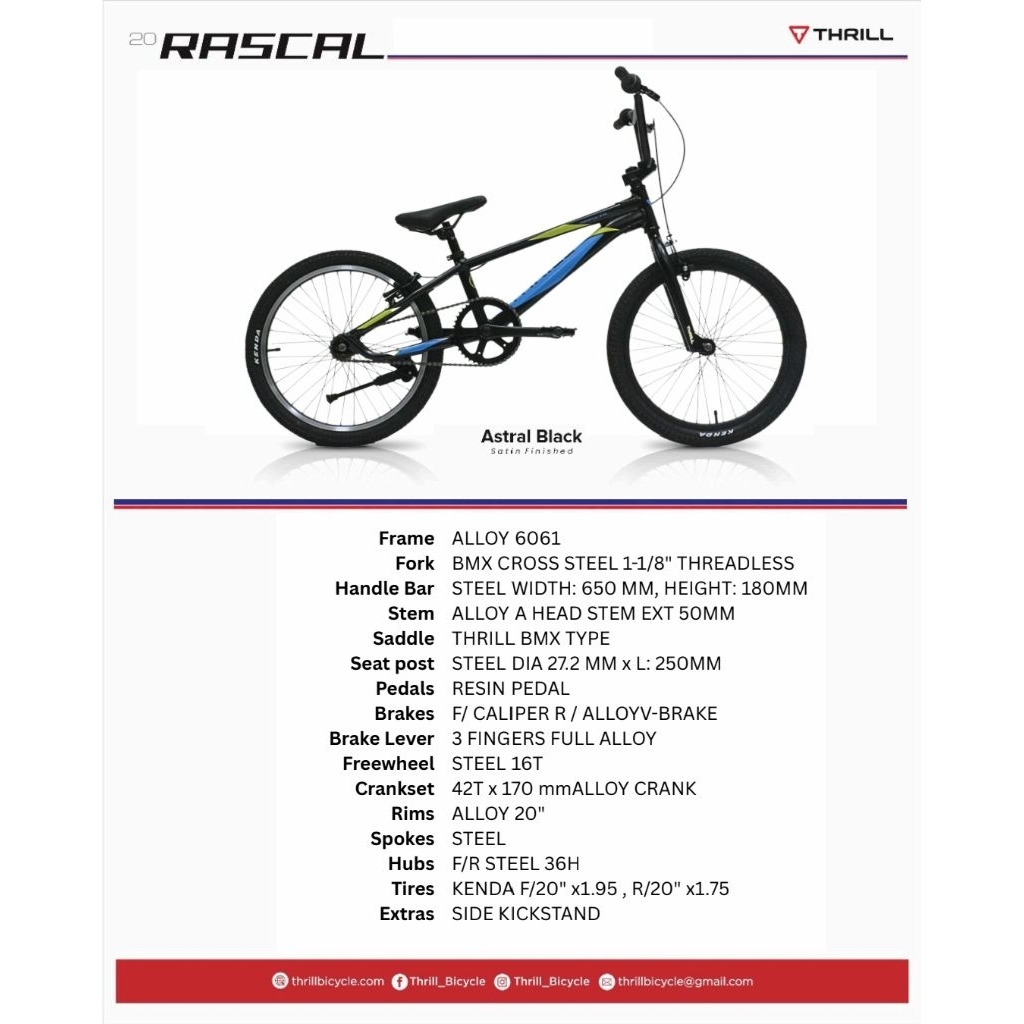 BMX 20 THRILL RASCAL