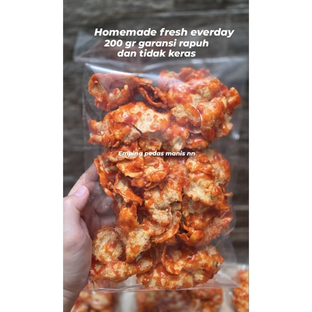 

EMPING PEDAS MANIS MEDAN HOMEMADE FRESH EVERYDAY 200GR