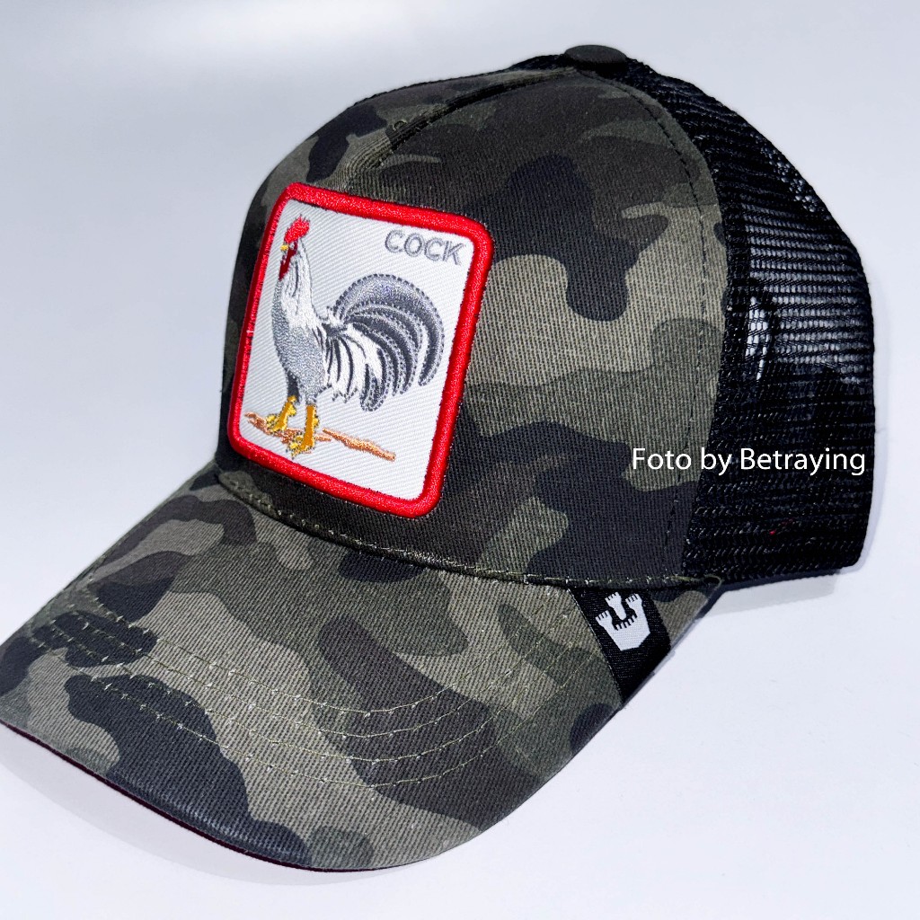 Topi Pria Keren Hewan Ayam Army Topi Baseball