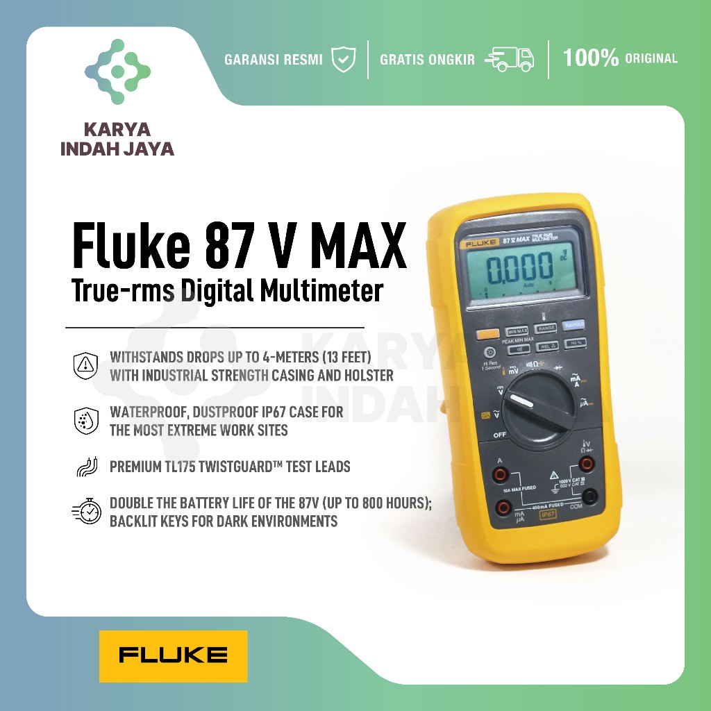Fluke 87V MAX True RMS Digital Multimeter