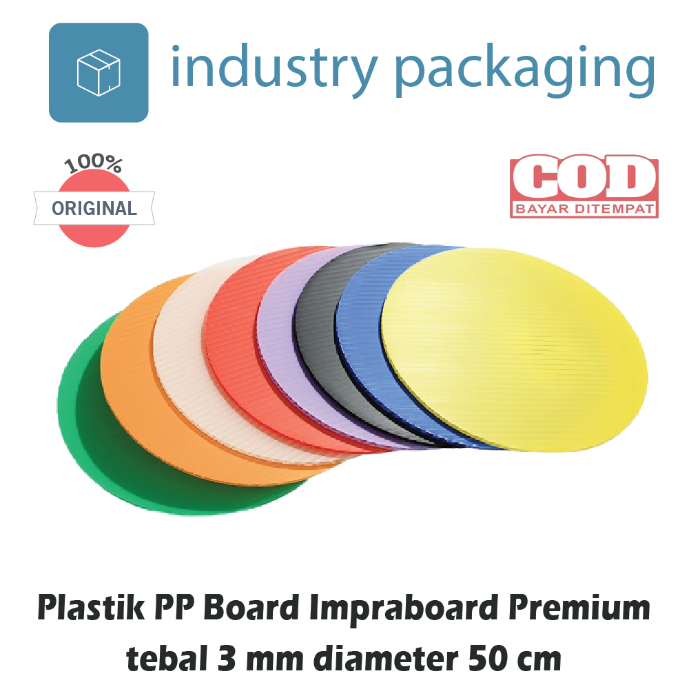 

Alas Kue Impraboard Bulat 50 cm – Tatakan Cake Board Tebal 3 mm