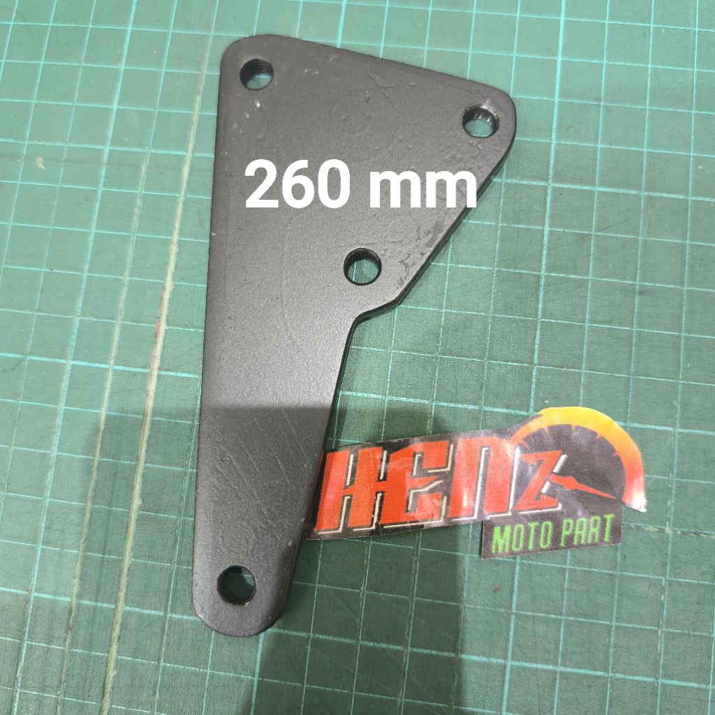 pcx 150 160 bracket breket cakram depan kaliper Nissin samurai 4 Piston 4p disk 260 mm