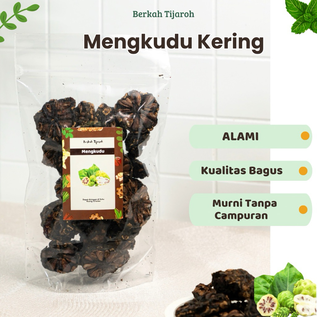 

Mengkudu Kering Herbal Alami atasi Nyeri Sendi Gula Darah Asam Urat / Pace Kering