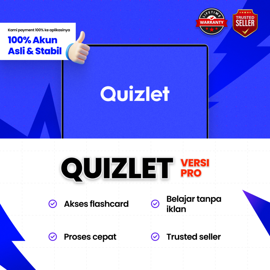 Quizlet Plus Versi Guru Premium | Quizlet Premium 1 Bulan