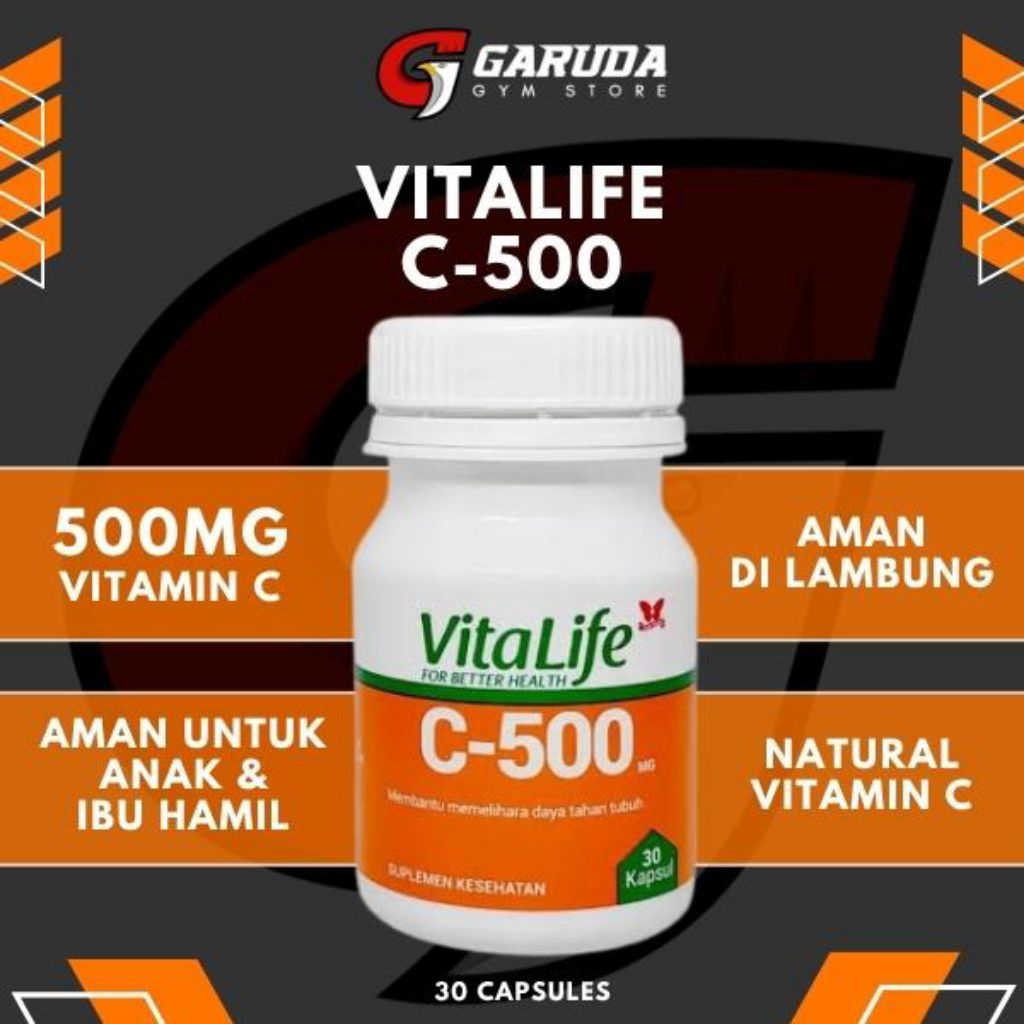 Vitalife Vitamin C-500MG 30Capsul