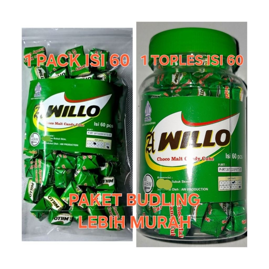 

PAKET BUDLING WILLO 1TOPLES + 1PACK / LEBIH MURAH