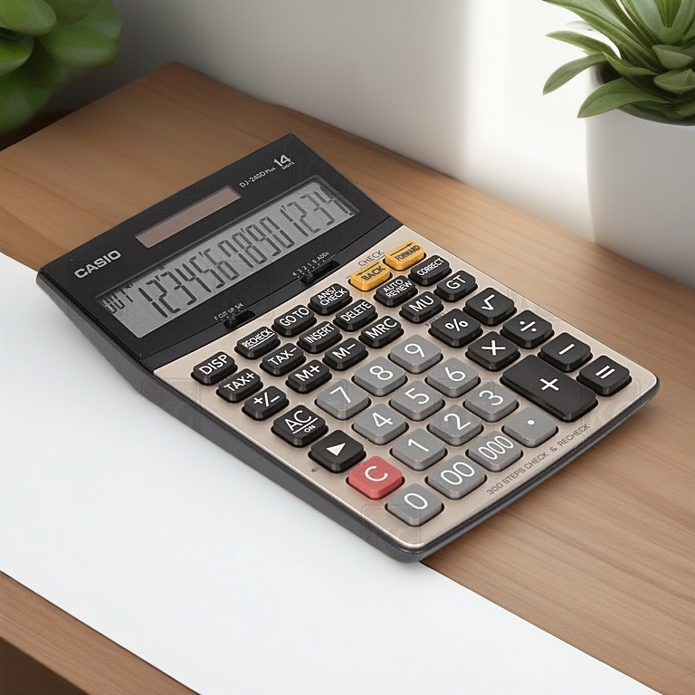 

KALKULATOR CASIO DJ 240D PLUS ORIGINAL / KALKULATOR 14 DIGIT / KALKULATOR CASIO ORIGINAL - Mr