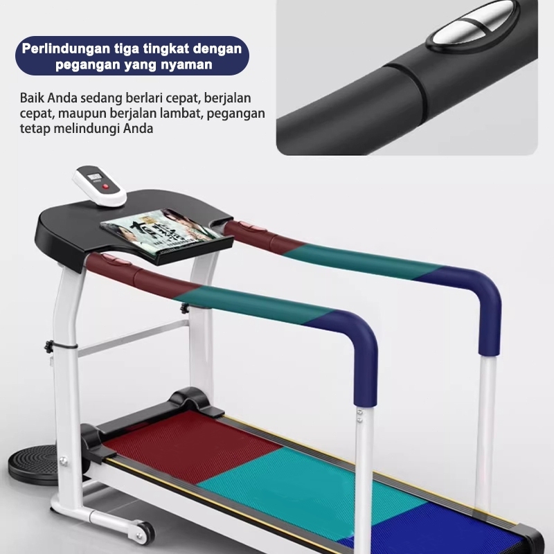 Ready Stock Treadmill rumah/Treadmill incline/Treadmill Manual/Treadmill Lipat/alat