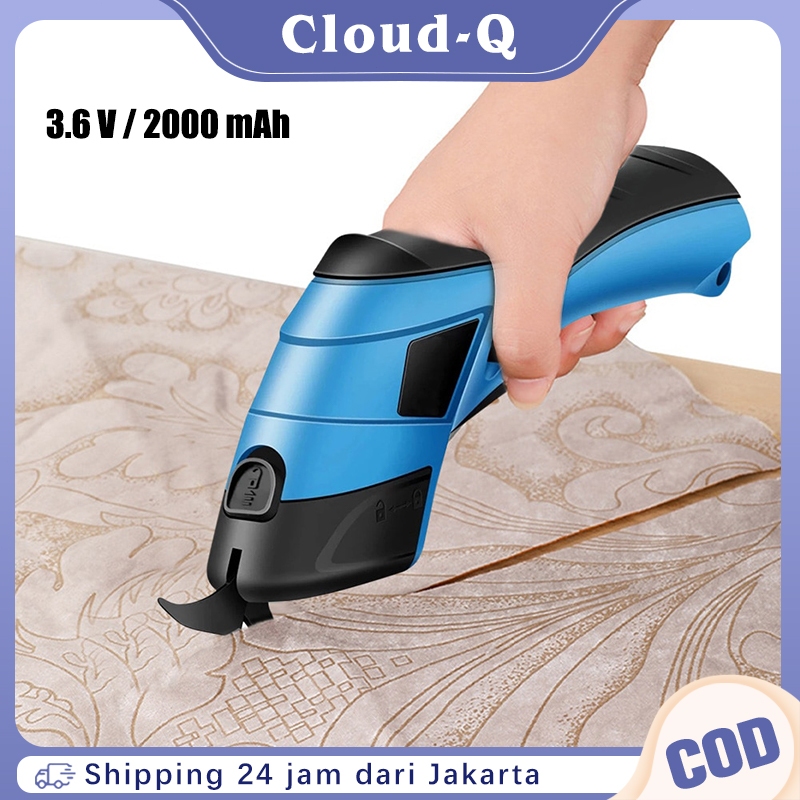 

3.6v/2000mah Gunting Elektrik Pemotong Kain 10000r/Min Elektrik Pemotong Kain Elektrik
