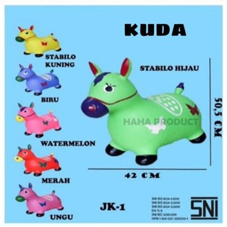 Mainan Animal Jumping Karet Kuda Sound & Light