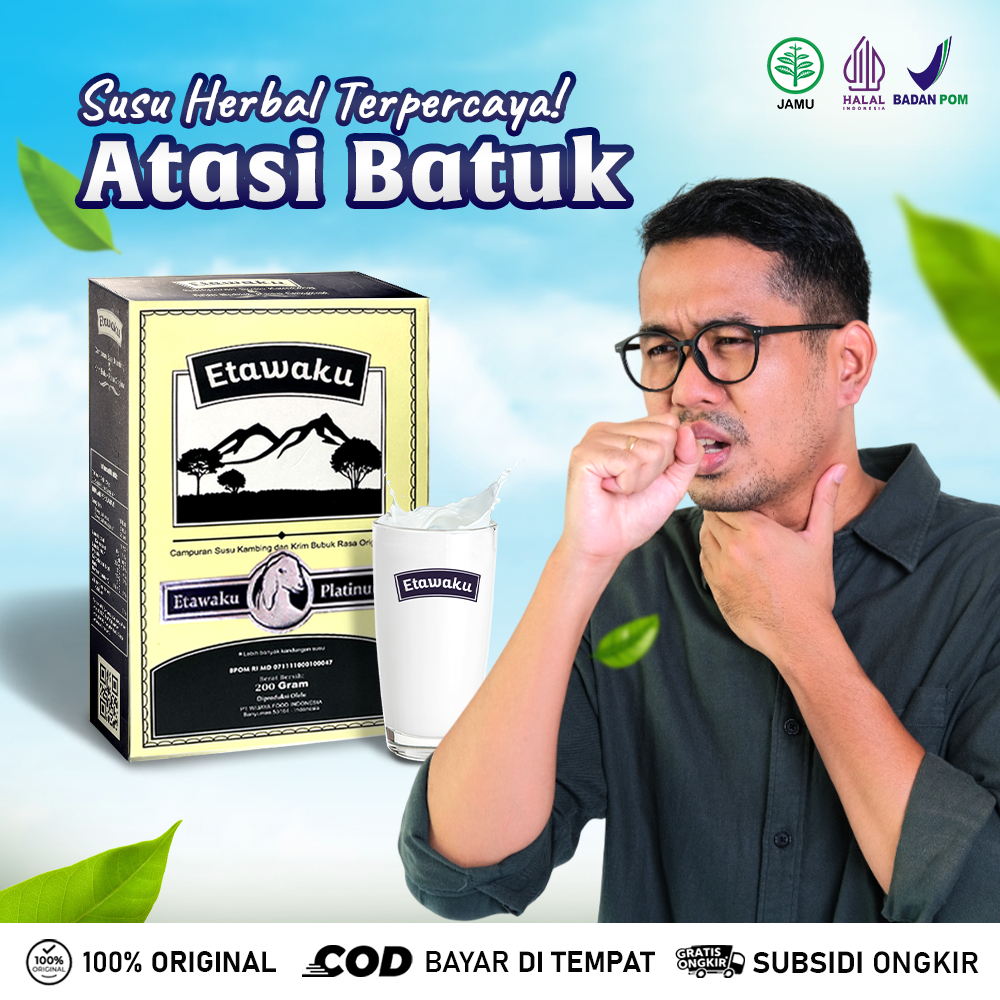 

ETAWAKU PLATINUM Susu Kambing Untuk Paru Paru Mengatasi Batuk Sesak Nafas Asli Original