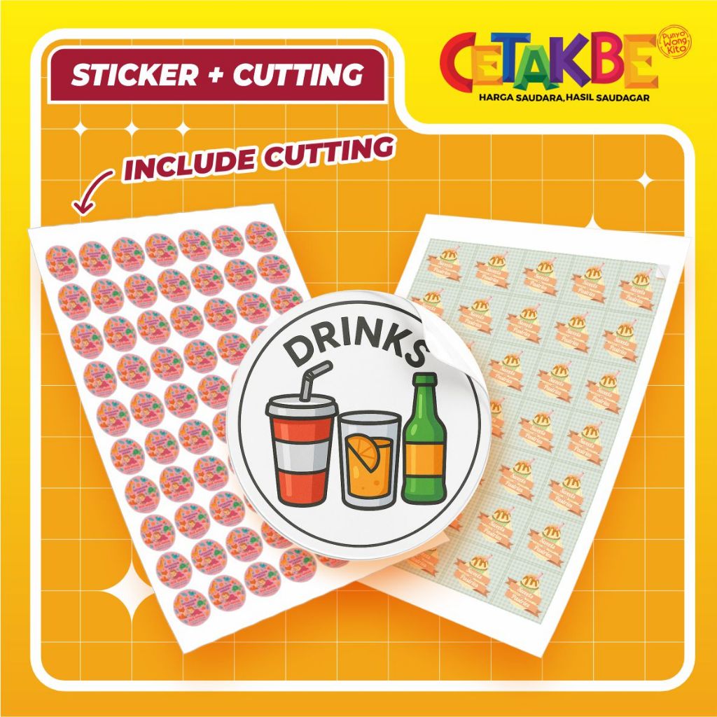 

CETAK STICKER + CUTTING MURAH TANPA MINIMAL ORDER