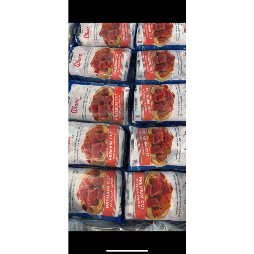 Daging Kerbau Beku 1 Kg FQ-10 dan CM-01- DAGING KITA