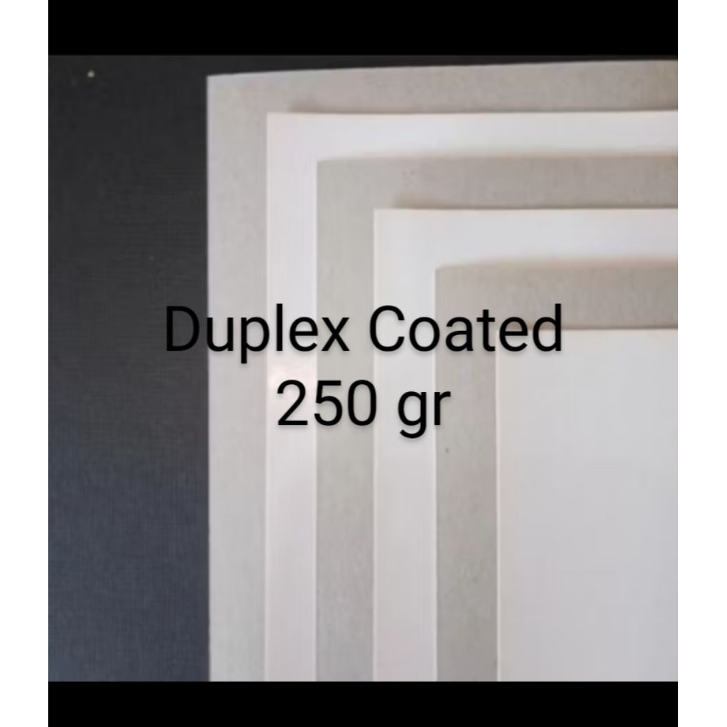 

(10 lbr) Duplex Coated 250 gsm Dos Kue ukuran 79x109 cm