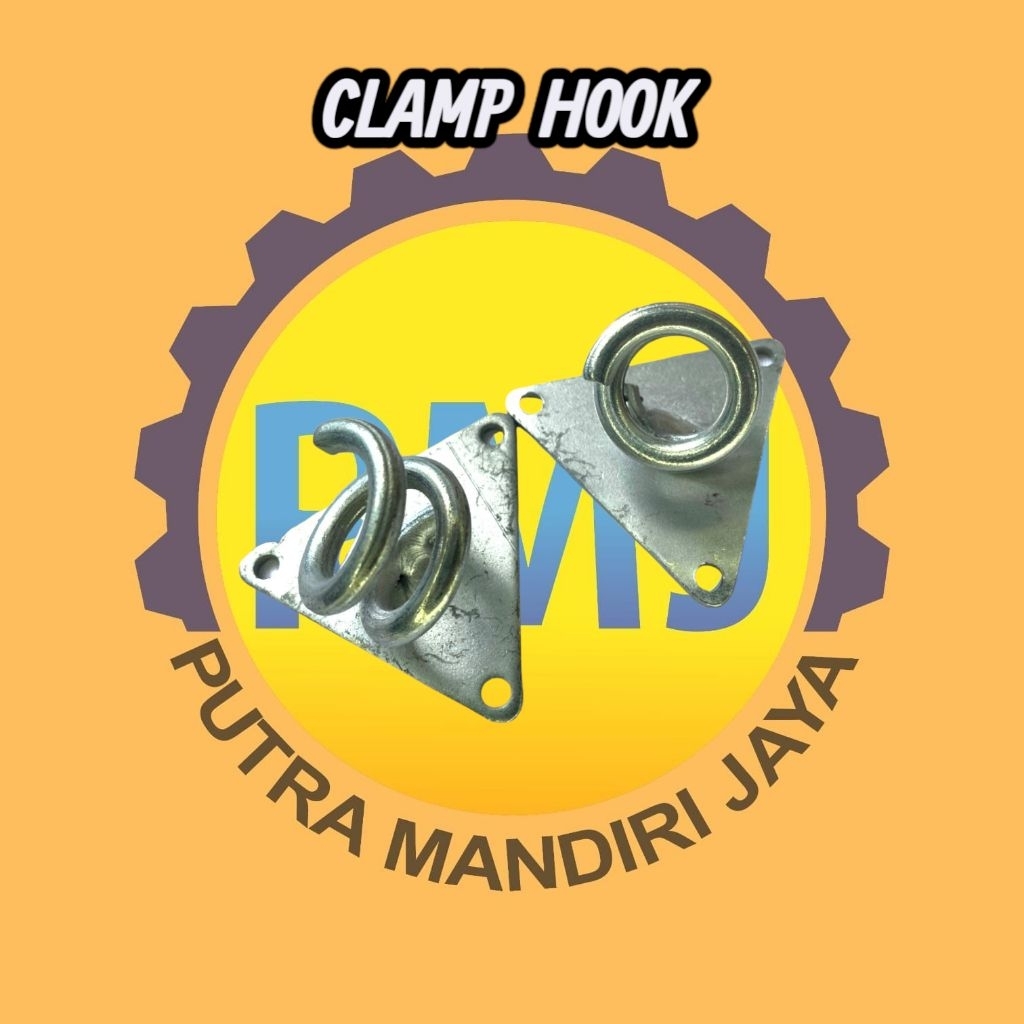 clamp hook / klem hook / segita ulir / clamp segitiga / S clamp