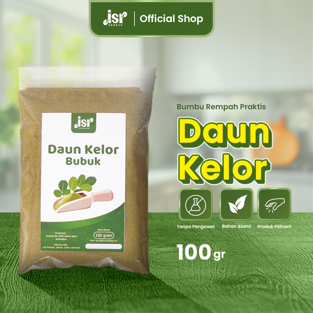 

Jsr Rempah Daun Kelor Bubuk 100 Gram