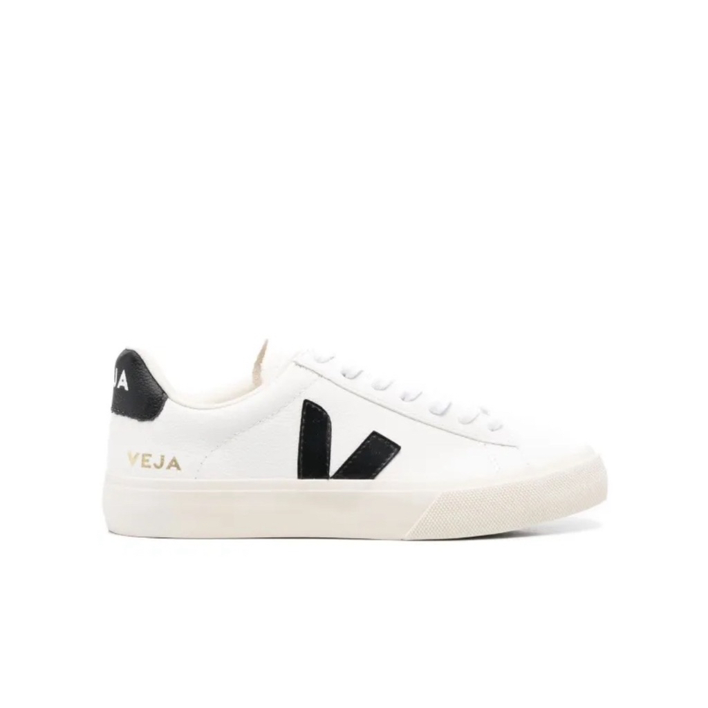 Veja Campo White / Black Original Shoes / Sepatu