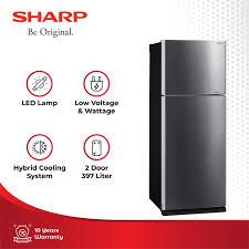 Sharp Kulkas 2 Pintu SJ-IG570M-DS Grand Vetro Dark Silver 428L/ SJ-IG470M-DS 397L