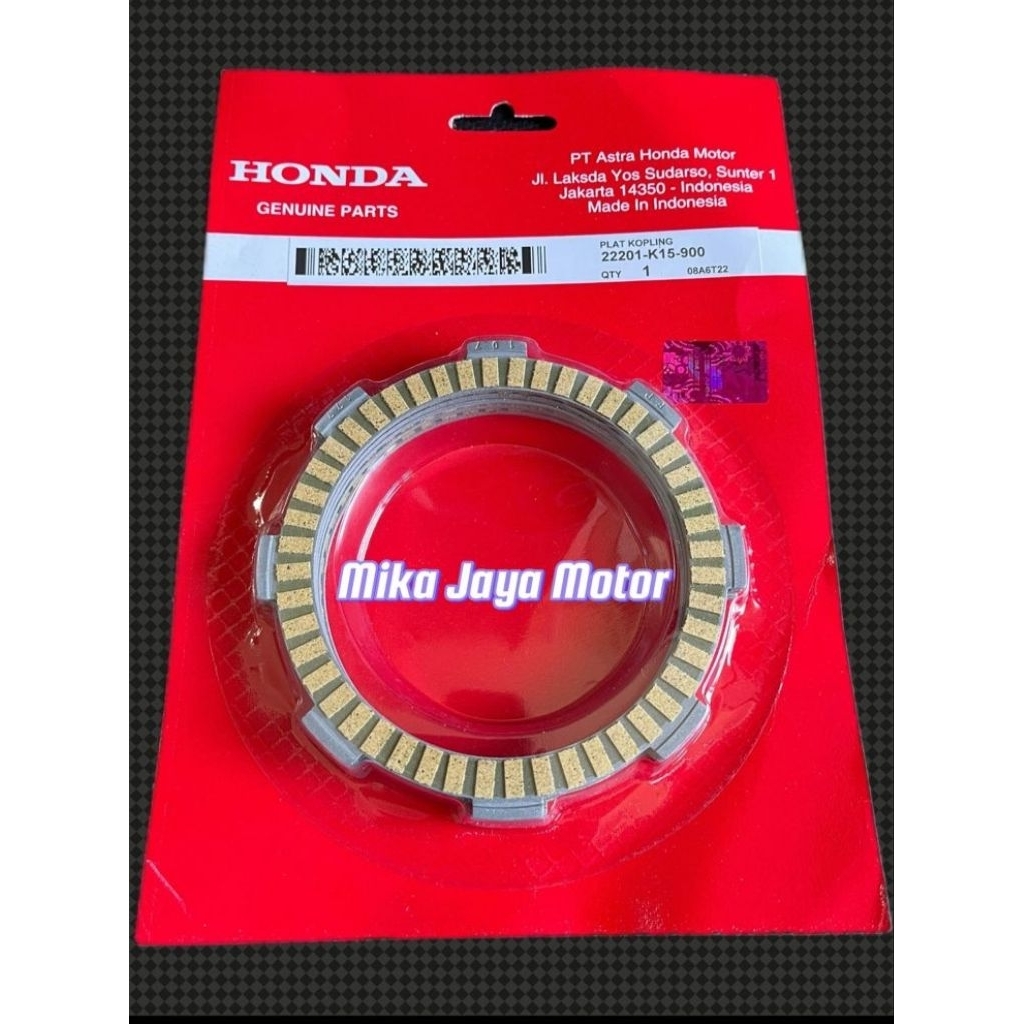 Kampas kopling Set K15/KPM Honda CB150R old/CBR150R old/Verza 150/CB Verza/Megapro monoshock fi ORI