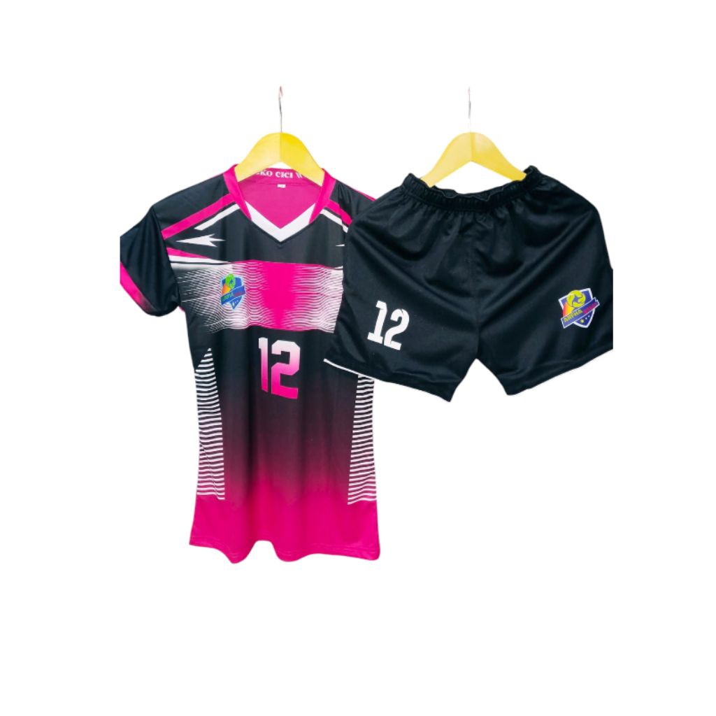 set jersey voli kaos voli wanita kaos bola voli printing