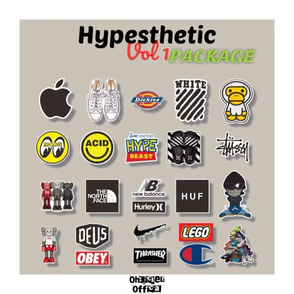 

Sticker Pack Sticker Aesthetic Anti Air untuk Personalisasi Laptop, HP, Koper dan Helm (28)