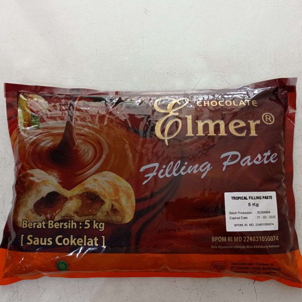 

Elmer filling cokelat 5 kg | filling coklat elmer | elmer coklat filling | pasta coklat elmer | elmer pasta cokelat